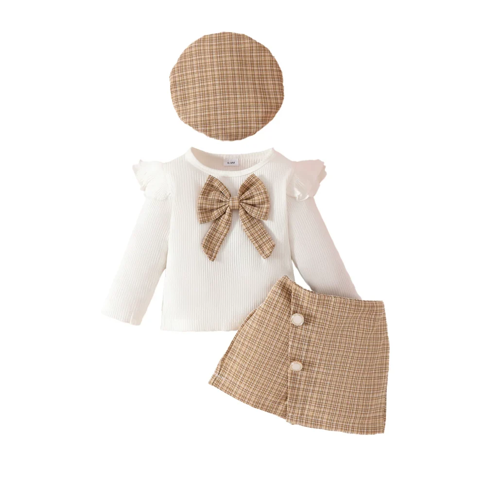 Light brown three-piece set