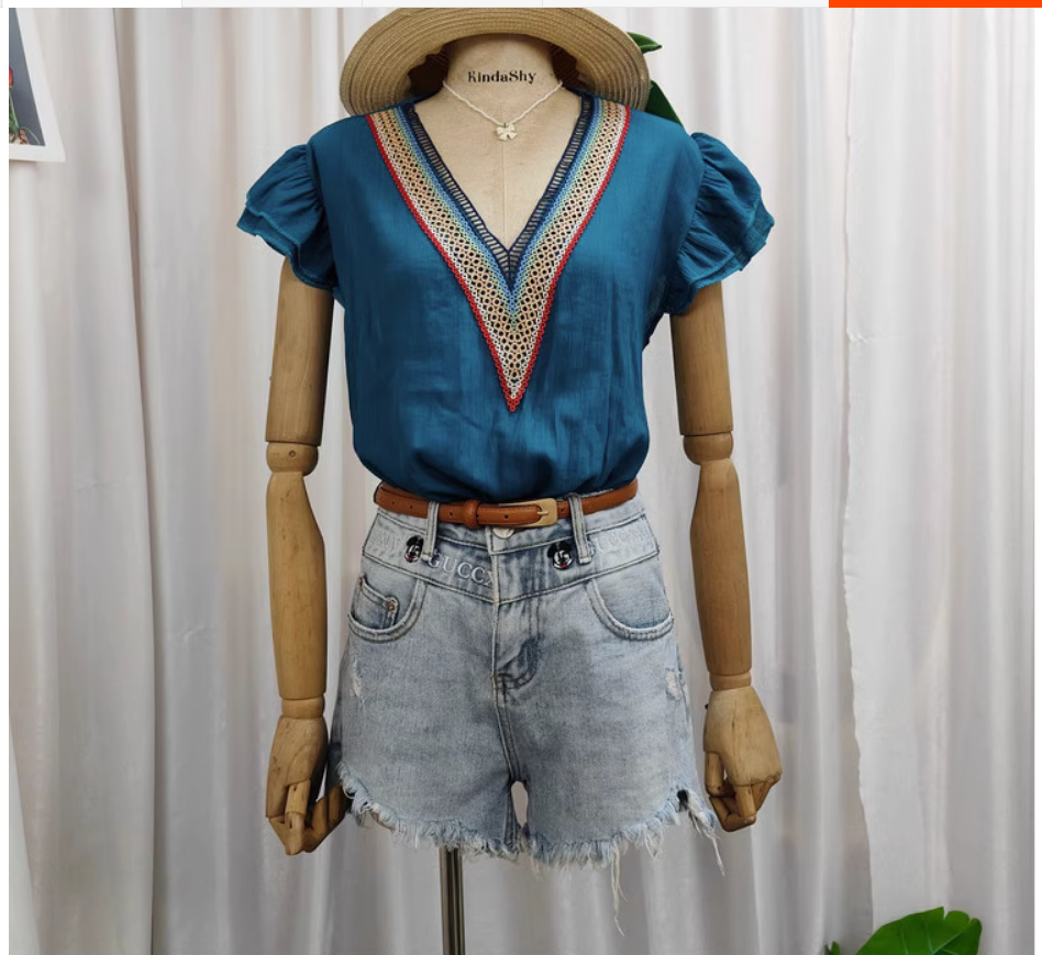 Peacock blue slightly transparent