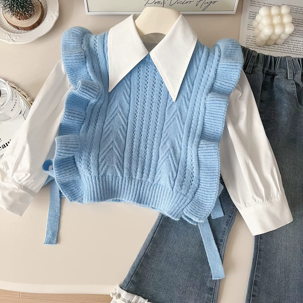 Two vests and shirts (not including pants)