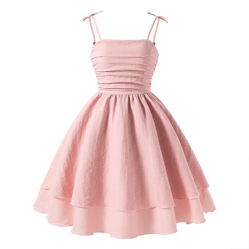 Pink single piece skirt
