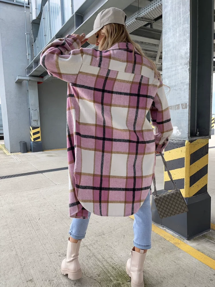 pink plaid