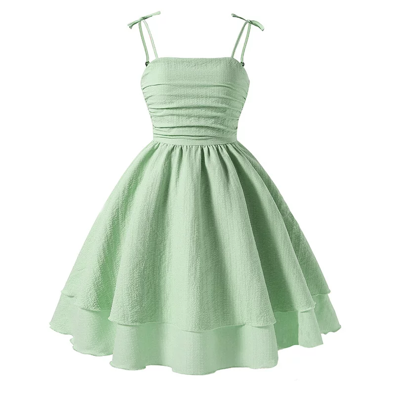 Green single piece skirt