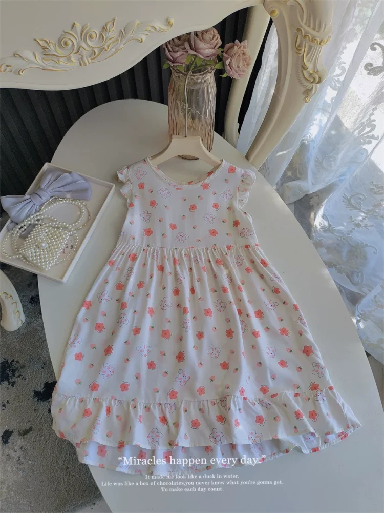 Rabbit Red Flower [Slightly Small] Artificial Cotton