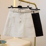 Size Women's Clothing  Casual Loose New Elastic High-Waisted Trousers Skirt