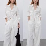 French Style White Linen Shirt Women's Summer Thin Style Loose Fit Old Money Wind Wear Take High-End Cotton Linen Shirt Sun protection Top