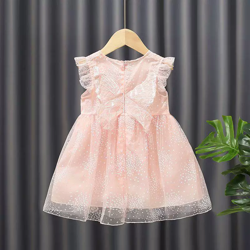 XF-Pink Wings Princess Dress