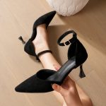 Stiletto With Versatile Pointed Toe Hollow Single Shoes